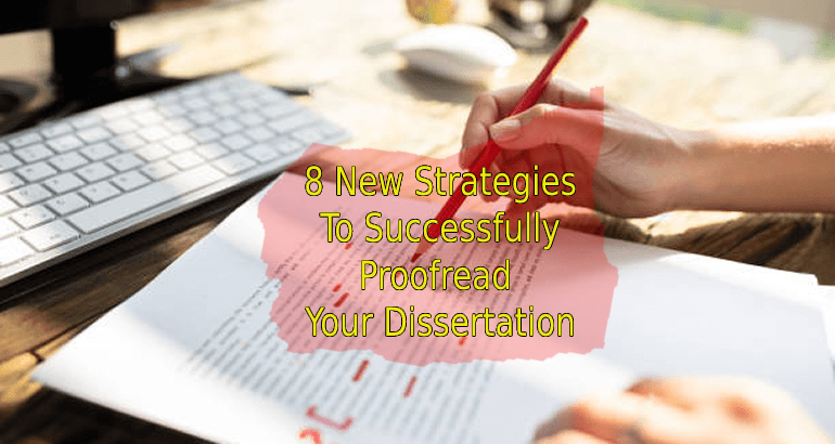 how to proofread a dissertation